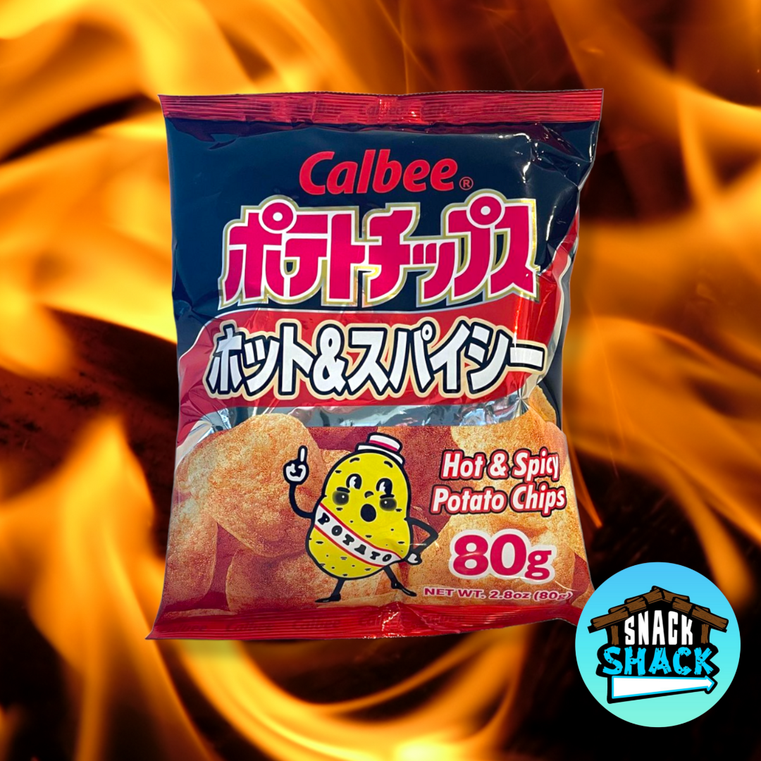 Calbee Hot & Spicy Potato Chips (China)
