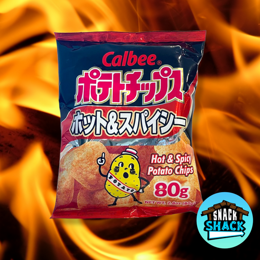 Calbee Hot & Spicy Potato Chips (China)